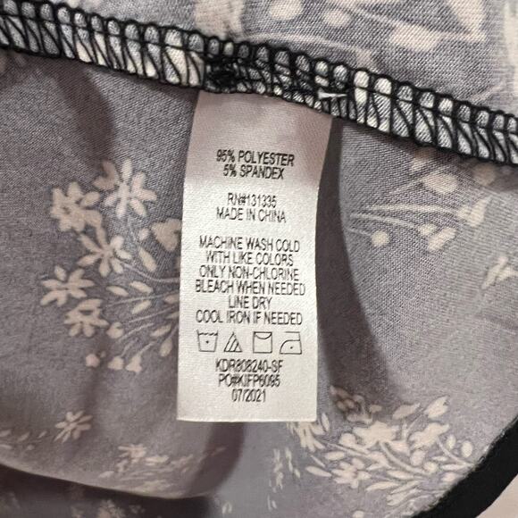 NWT Women's‎ Nine Britton Stitch Fix Dress Black with White 1X Plus - Picture 4 of 8